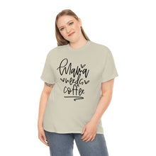 Load image into Gallery viewer, Caffeinate in Style: Mama Needs Coffee Cotton T-Shirt, Mama Needs Coffee T-shirt, Comfy Mom Shirt, Coffee lovers tee
