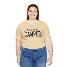 Load image into Gallery viewer, Happy Camper T-Shirt, Camping T-Shirt, Adventure Shirt, Camping Outdoors T-Shirt, Happy Camper Tee, Camping T-Shirt
