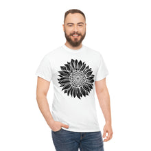 Load image into Gallery viewer, Sunflower Cotton Tee, Floral Tee, Sunflower tshirt, Sunflower flower tshirt, Garden Shirt
