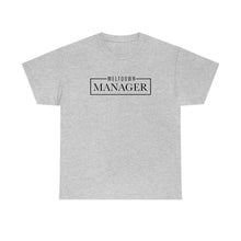 Load image into Gallery viewer, Get Ready to Handle Anything with Our Meltdown Manager Cotton T-Shirt, Mom Funny T-Shirt, Gifts for Mom, Mother's Day
