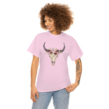 Load image into Gallery viewer, Boho Cow Skull Shirt, howdy shirt, Wild west Shirt, Western Graphic Tee, Cowgirl Shirt, Bull Skull Shirt, Southwest Shirt, Western Clothing
