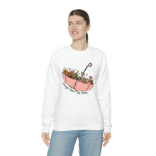 Load image into Gallery viewer, Wildflower Umbrella Crewneck Sweatshirt, Inspirational shirt,
