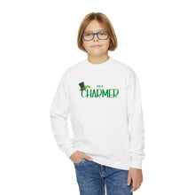 Load image into Gallery viewer, Boys St Patricks Day Sweatshirt - CHARMER Shirt - St Patricks Day Kids Sweatshirt - Toddler Sweatshirt St Pattys Day Shirt for Baby Boy
