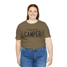 Load image into Gallery viewer, Happy Camper T-Shirt, Camping T-Shirt, Adventure Shirt, Camping Outdoors T-Shirt, Happy Camper Tee, Camping T-Shirt
