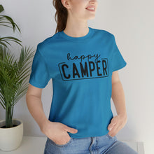 Load image into Gallery viewer, Happy Camper T-Shirt, Camping T-Shirt, Adventure Shirt, Camping Outdoors T-Shirt, Happy Camper Tee, Camping T-Shirt
