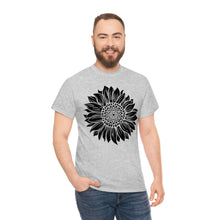 Load image into Gallery viewer, Sunflower Cotton Tee, Floral Tee, Sunflower tshirt, Sunflower flower tshirt, Garden Shirt
