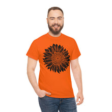 Load image into Gallery viewer, Sunflower Cotton Tee, Floral Tee, Sunflower tshirt, Sunflower flower tshirt, Garden Shirt
