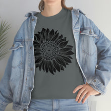 Load image into Gallery viewer, Sunflower Cotton Tee, Floral Tee, Sunflower tshirt, Sunflower flower tshirt, Garden Shirt
