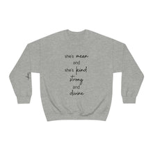 Load image into Gallery viewer, She's Mean and She's Kind, Strong and Divine and Lord Only Knows How Tough | Zach Bryan Music, Gift for Her, Country Lyrics
