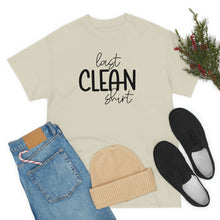 Load image into Gallery viewer, Last Clean Shirt Standing: Get a Laugh with Our Funny Mom's T-Shirt
