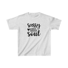 Load image into Gallery viewer, Girls Cotton Tee, Sassy Little Soul, Gift for Daughter, Sassy Little Soul Shirt, Cute T-shirt, Cute Summer Shirt
