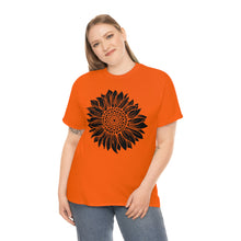 Load image into Gallery viewer, Sunflower Cotton Tee, Floral Tee, Sunflower tshirt, Sunflower flower tshirt, Garden Shirt
