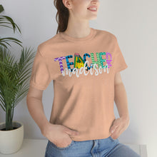 Load image into Gallery viewer, Custom Teacher Shirt, Teacher Team Shirts, Personalized School Tshirt, Teacher Gift, Customized Name Teacher Shirt, Elementary Teacher Shirt
