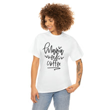 Load image into Gallery viewer, Caffeinate in Style: Mama Needs Coffee Cotton T-Shirt, Mama Needs Coffee T-shirt, Comfy Mom Shirt, Coffee lovers tee
