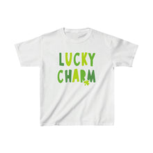 Load image into Gallery viewer, Kids Cotton Tee, Kids Lucky Charm Tshirt, Kids St. Patrick's Day shirt, Kids Holiday Shirt, Kids Tee
