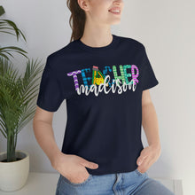 Load image into Gallery viewer, Custom Teacher Shirt, Teacher Team Shirts, Personalized School Tshirt, Teacher Gift, Customized Name Teacher Shirt, Elementary Teacher Shirt
