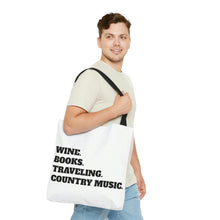 Load image into Gallery viewer, Favorite Things Tote/Beach Bag/Vacation Bag/Mom Tote/Personalized Beach Bag/Cute Thoughtful Gift for a Friend/Bridesmaid Gift
