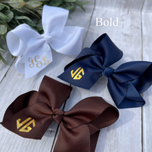 Load image into Gallery viewer, Monogrammed Hair Bow Sets
