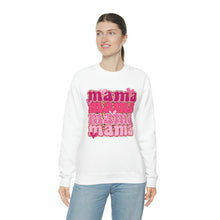 Load image into Gallery viewer, Valentine's Mama Crewneck Sweatshirt, Mama Mama shirt, Valentine's Shirt, Mother's Gift
