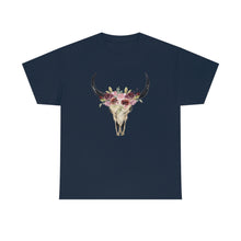 Load image into Gallery viewer, Boho Cow Skull Shirt, howdy shirt, Wild west Shirt, Western Graphic Tee, Cowgirl Shirt, Bull Skull Shirt, Southwest Shirt, Western Clothing
