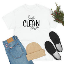 Load image into Gallery viewer, Last Clean Shirt Standing: Get a Laugh with Our Funny Mom's T-Shirt
