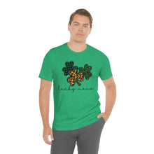 Load image into Gallery viewer, Lucky Mama Short Sleeve Tee, St Patricks Day Mama Tshirt, St. Patty's Day Shirt, St. Paddys Day Shirt, Lucky Mama St Patricks Day Shirt
