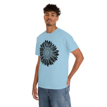 Load image into Gallery viewer, Sunflower Cotton Tee, Floral Tee, Sunflower tshirt, Sunflower flower tshirt, Garden Shirt
