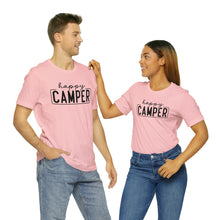Load image into Gallery viewer, Happy Camper T-Shirt, Camping T-Shirt, Adventure Shirt, Camping Outdoors T-Shirt, Happy Camper Tee, Camping T-Shirt

