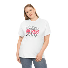 Load image into Gallery viewer, Pediatric Nurse Graphics Cotton Tee, Nurse T-Shirt, Pediatric Nurse T-shirt, Kids Nurse T-Shirt
