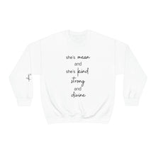 Load image into Gallery viewer, She's Mean and She's Kind, Strong and Divine and Lord Only Knows How Tough | Zach Bryan Music, Gift for Her, Country Lyrics
