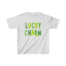 Load image into Gallery viewer, Kids Cotton Tee, Kids Lucky Charm Tshirt, Kids St. Patrick's Day shirt, Kids Holiday Shirt, Kids Tee
