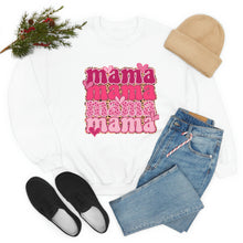 Load image into Gallery viewer, Valentine's Mama Crewneck Sweatshirt, Mama Mama shirt, Valentine's Shirt, Mother's Gift
