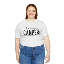 Load image into Gallery viewer, Happy Camper T-Shirt, Camping T-Shirt, Adventure Shirt, Camping Outdoors T-Shirt, Happy Camper Tee, Camping T-Shirt
