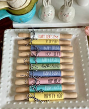 Load image into Gallery viewer, 7'' Spring Tiered Tray Decor | Mini Rolling Pins | Spring Tier Tray Decor | Spring Tier Tray Decor | Spring Mini Rolling Pins
