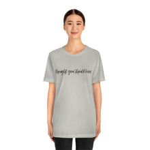 Load image into Gallery viewer, Thought You Should Know Bella + Canvas Short Sleeve Shirt with Song Title Print - Unique and Stylish Music-inspired Tee
