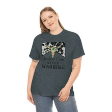 Load image into Gallery viewer, Should've Come With a Warning T-shirt, Country Music Shirt, Southern tee, Music Festival tee, Rodeo shirt, Western Cowboy tee, Country shirt
