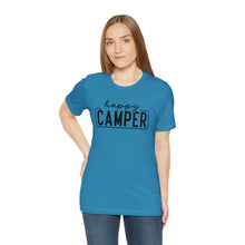 Load image into Gallery viewer, Happy Camper T-Shirt, Camping T-Shirt, Adventure Shirt, Camping Outdoors T-Shirt, Happy Camper Tee, Camping T-Shirt
