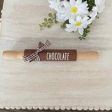 Load image into Gallery viewer, 7'' Farmhouse Ice Cream Rolling Pin, Ice Cream Decor, Ice Cream Tiered Tray Decor, Mini Rolling Pin, Summer Decor, Birthday Party Decor

