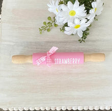 Load image into Gallery viewer, 7'' Farmhouse Ice Cream Rolling Pin, Ice Cream Decor, Ice Cream Tiered Tray Decor, Mini Rolling Pin, Summer Decor, Birthday Party Decor
