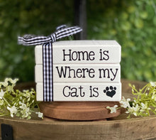 Load image into Gallery viewer, Mini Wood Book Stacks
