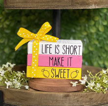 Load image into Gallery viewer, Mini Wood Book Stacks
