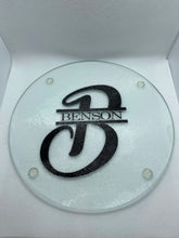 Load image into Gallery viewer, Decorative glass serving tray
