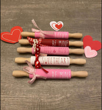 Load image into Gallery viewer, 7'' Mini Valentine’s Rolling Pin
