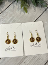 Load image into Gallery viewer, LV inspired earrings

