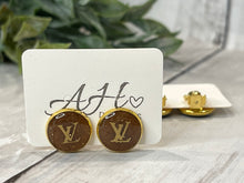 Load image into Gallery viewer, LV inspired earrings
