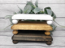 Load image into Gallery viewer, Farmhouse style wood riser
