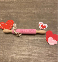 Load image into Gallery viewer, 7'' Mini Valentine’s Rolling Pin
