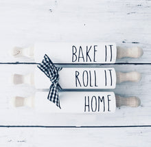 Load image into Gallery viewer, 7'' Rae Dunn Inspired Mini Farmhouse Rolling Pins
