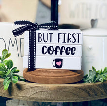 Load image into Gallery viewer, Mini Wood Book Stacks
