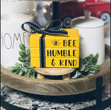 Load image into Gallery viewer, Mini Wood Book Stacks
